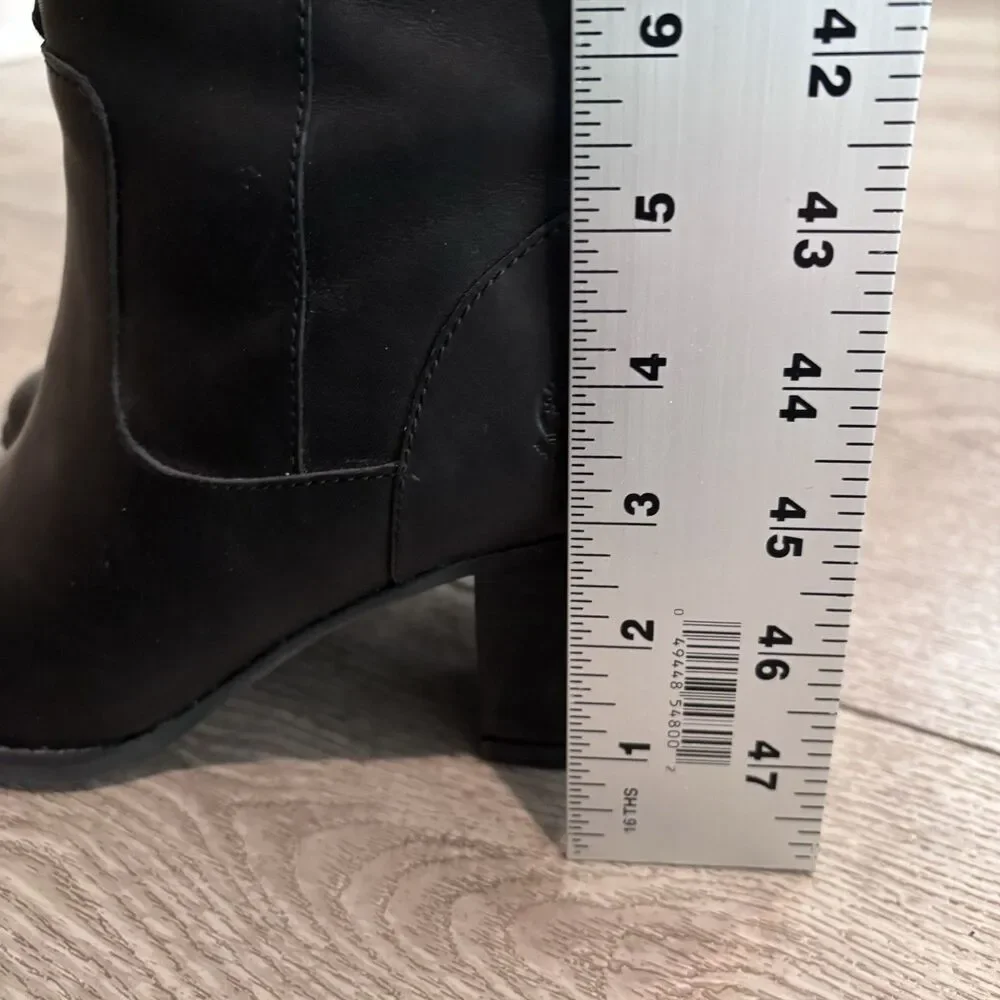 Timberland Leather Waterproof Boots Women’s‎ 7.5 Zipper Black 3